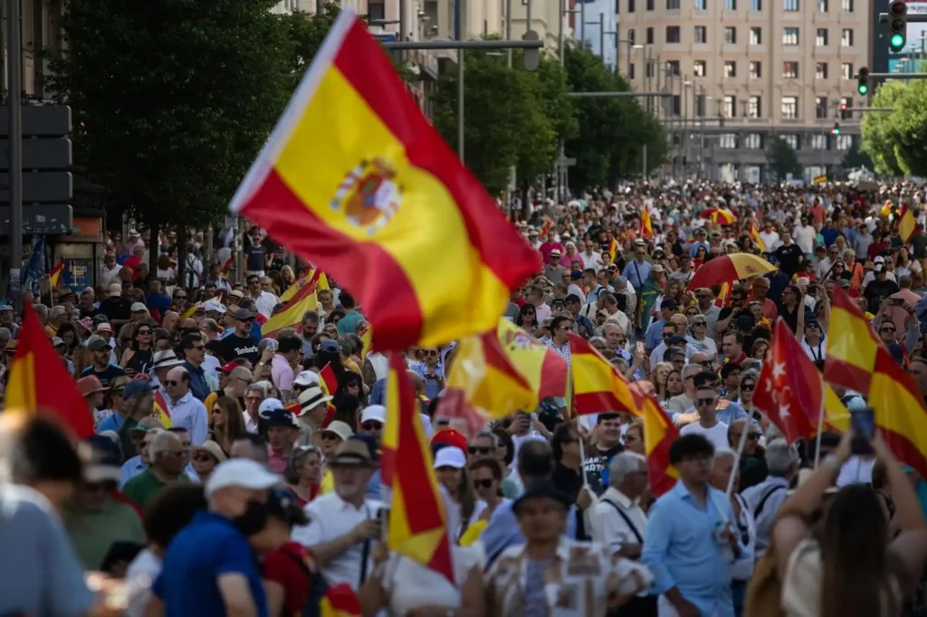 Masiva Protesta en Madrid: El Partido Popular se Levanta Contra el Gobierno de Sánchez
