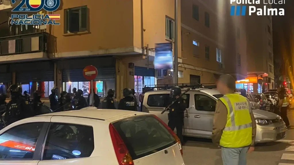 Operativo Policial en Son Gotleu: Un Bar Clausurado por Irregularidades Sanitarias