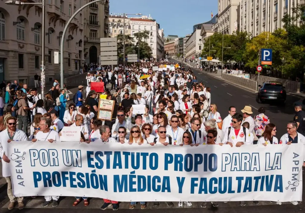 Protestas Médicas en España: La Lucha por un Estatuto Propio