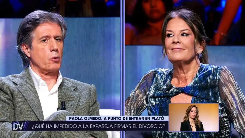 Tensión en el Plató: Carlo Costanzia y Ángela Portero en el Ojo del Huracán