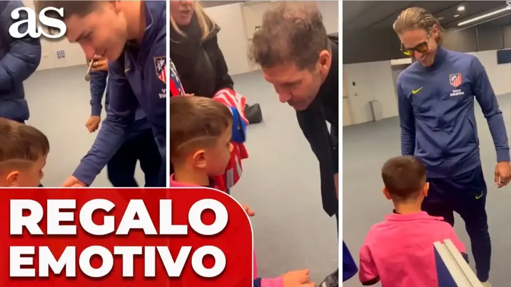 Un Encuentro Inolvidable: La Ternura de Darío y los Jugadores del Atlético de Madrid